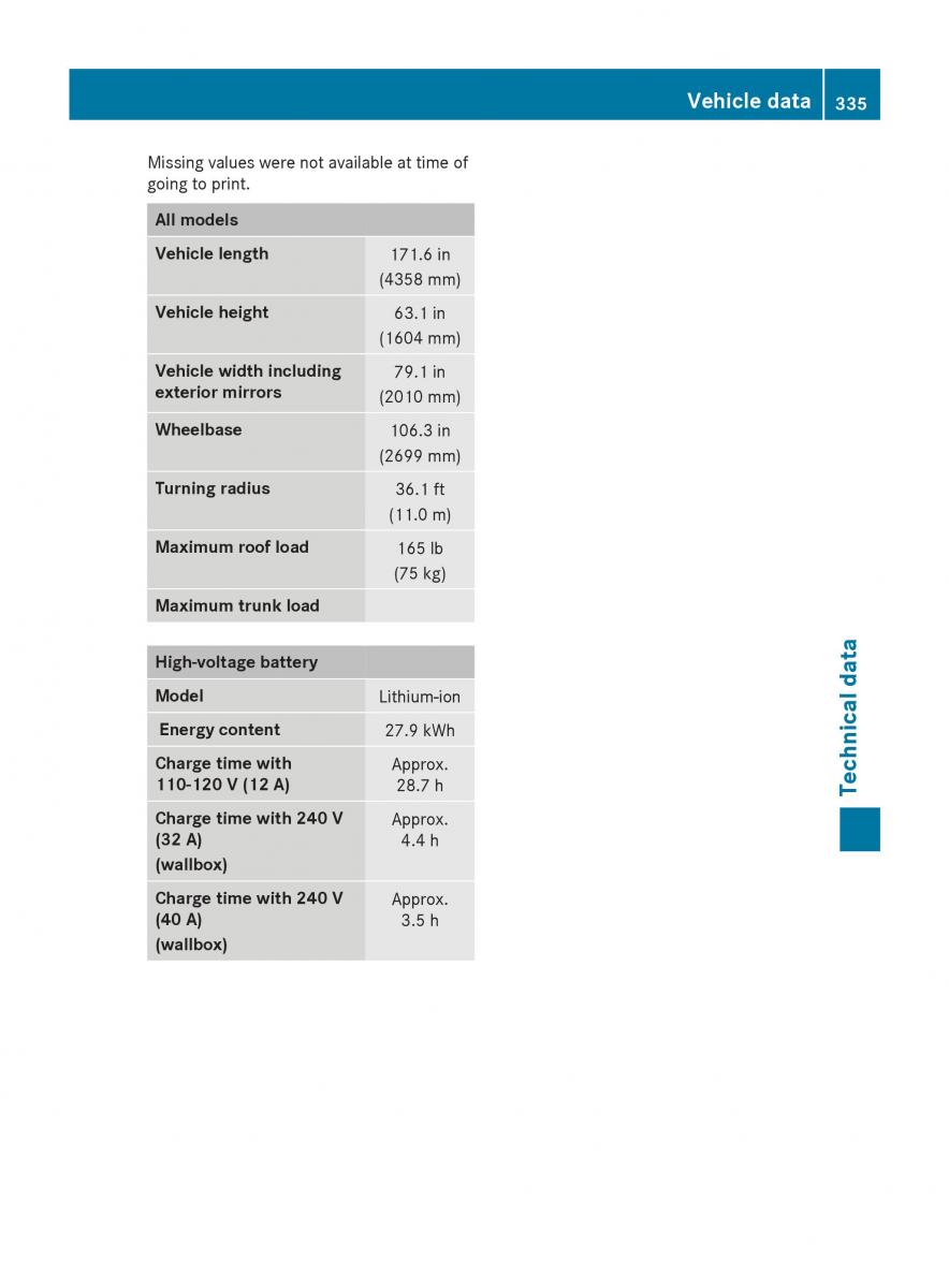 Mercedes Benz B Class W246 owners manual / page 337