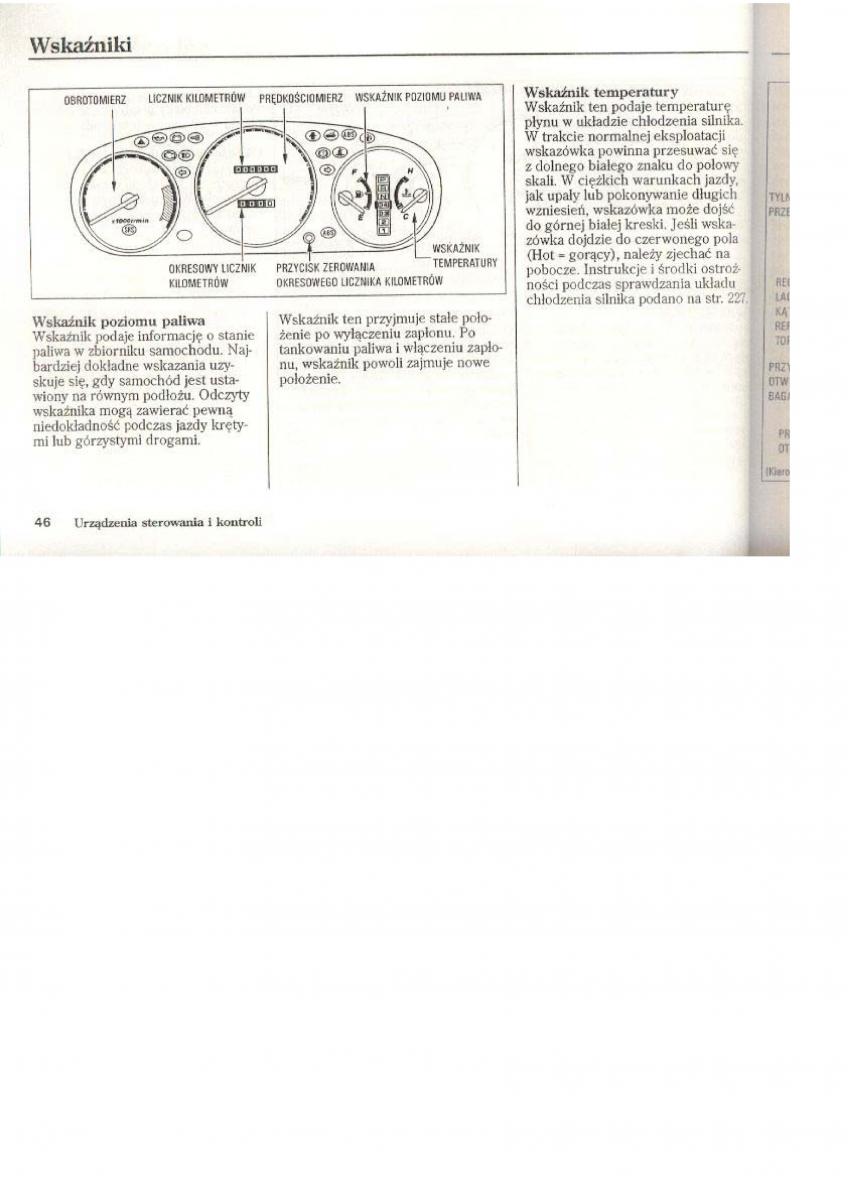 Honda CR V I 1 instrukcja obslugi / page 18