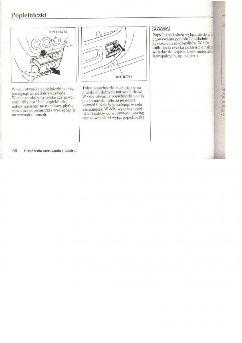 Honda CR V I 1 instrukcja obslugi / page 46