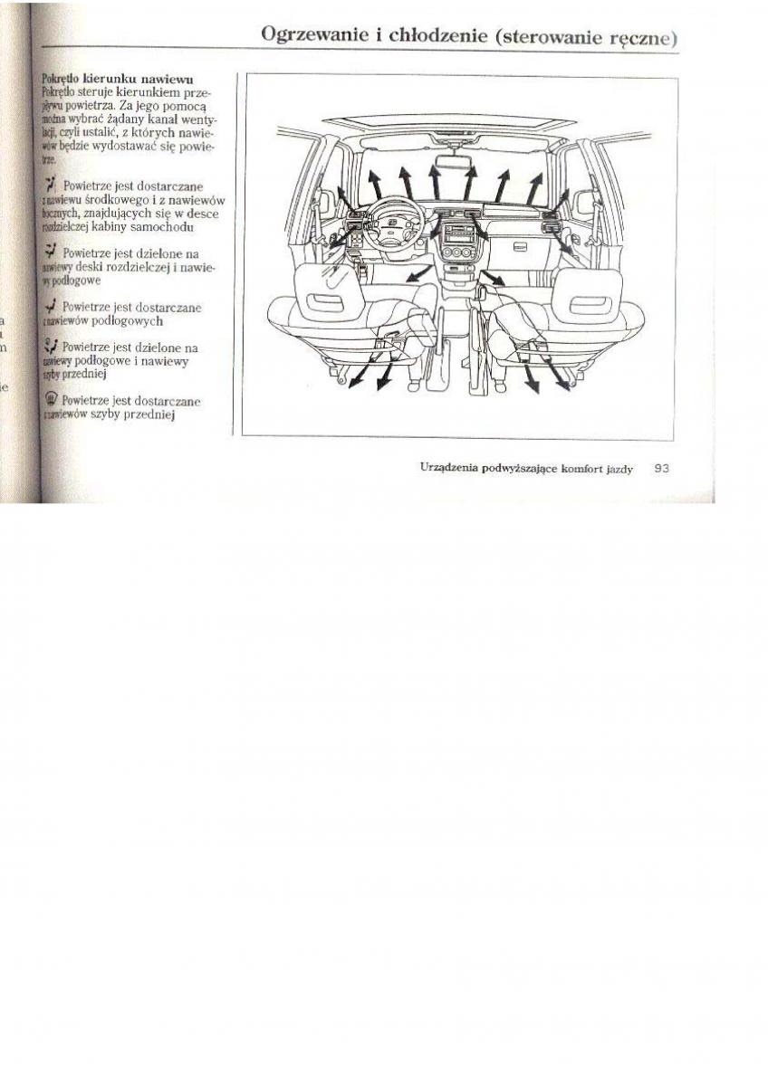 Honda CR V I 1 instrukcja obslugi / page 51