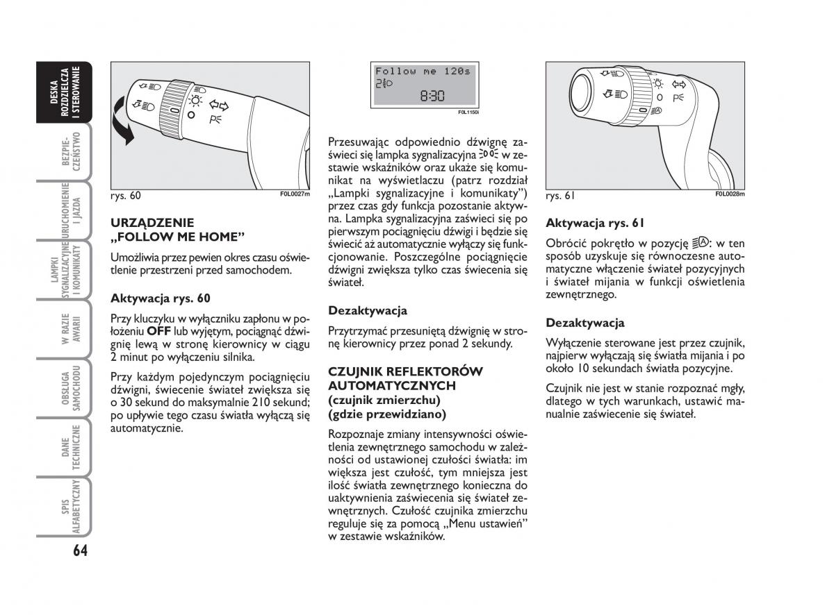 Fiat Croma instrukcja obslugi / page 65