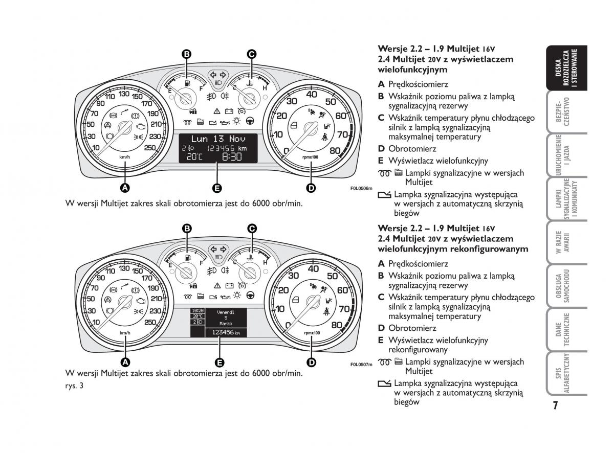 Fiat Croma instrukcja obslugi / page 8