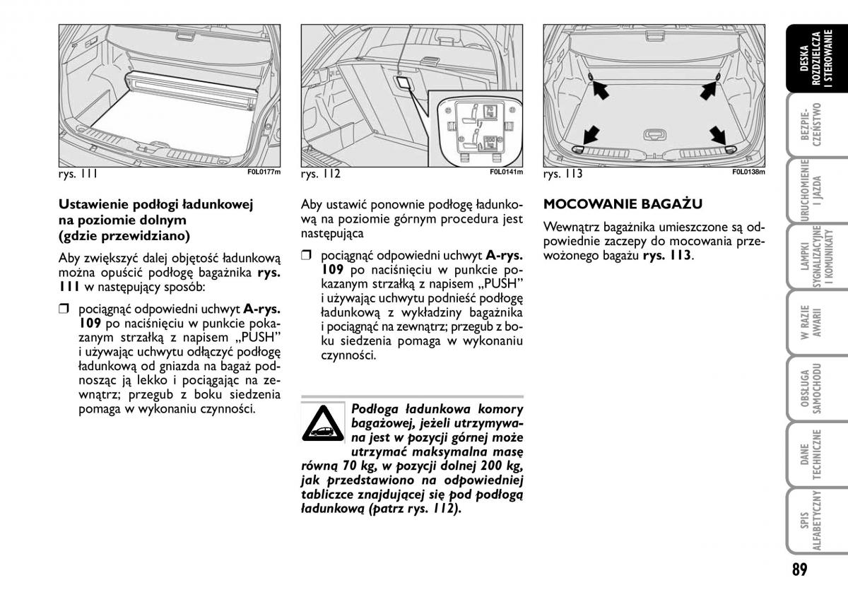 Fiat Croma instrukcja obslugi / page 90