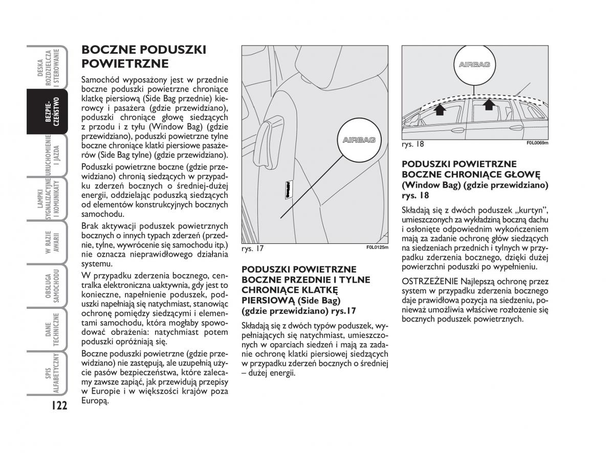 Fiat Croma instrukcja obslugi / page 123