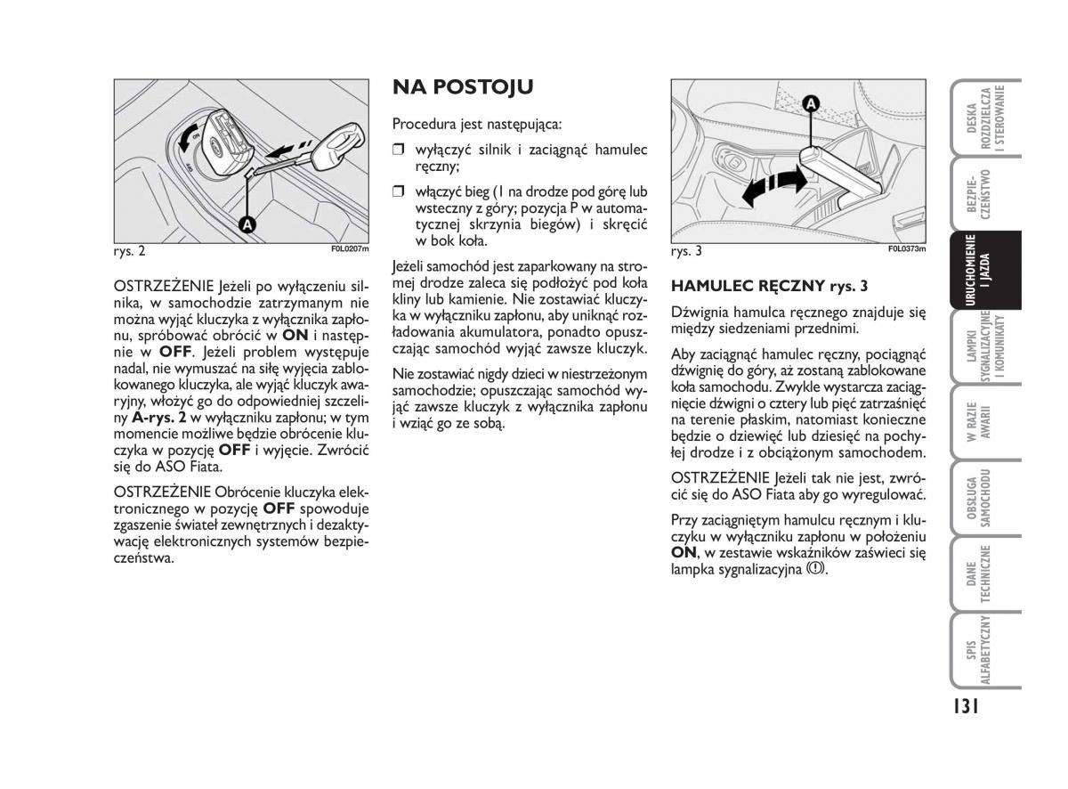 Fiat Croma instrukcja obslugi / page 132