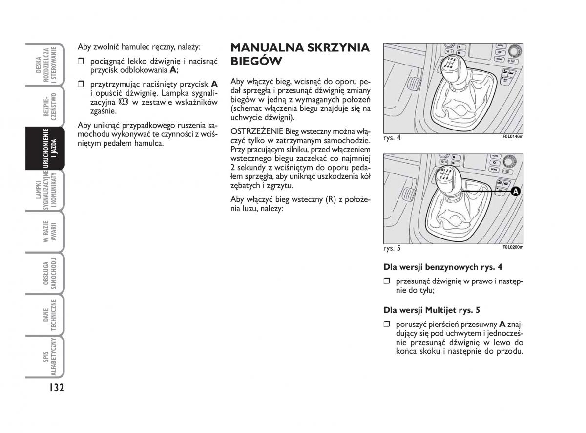 Fiat Croma instrukcja obslugi / page 133