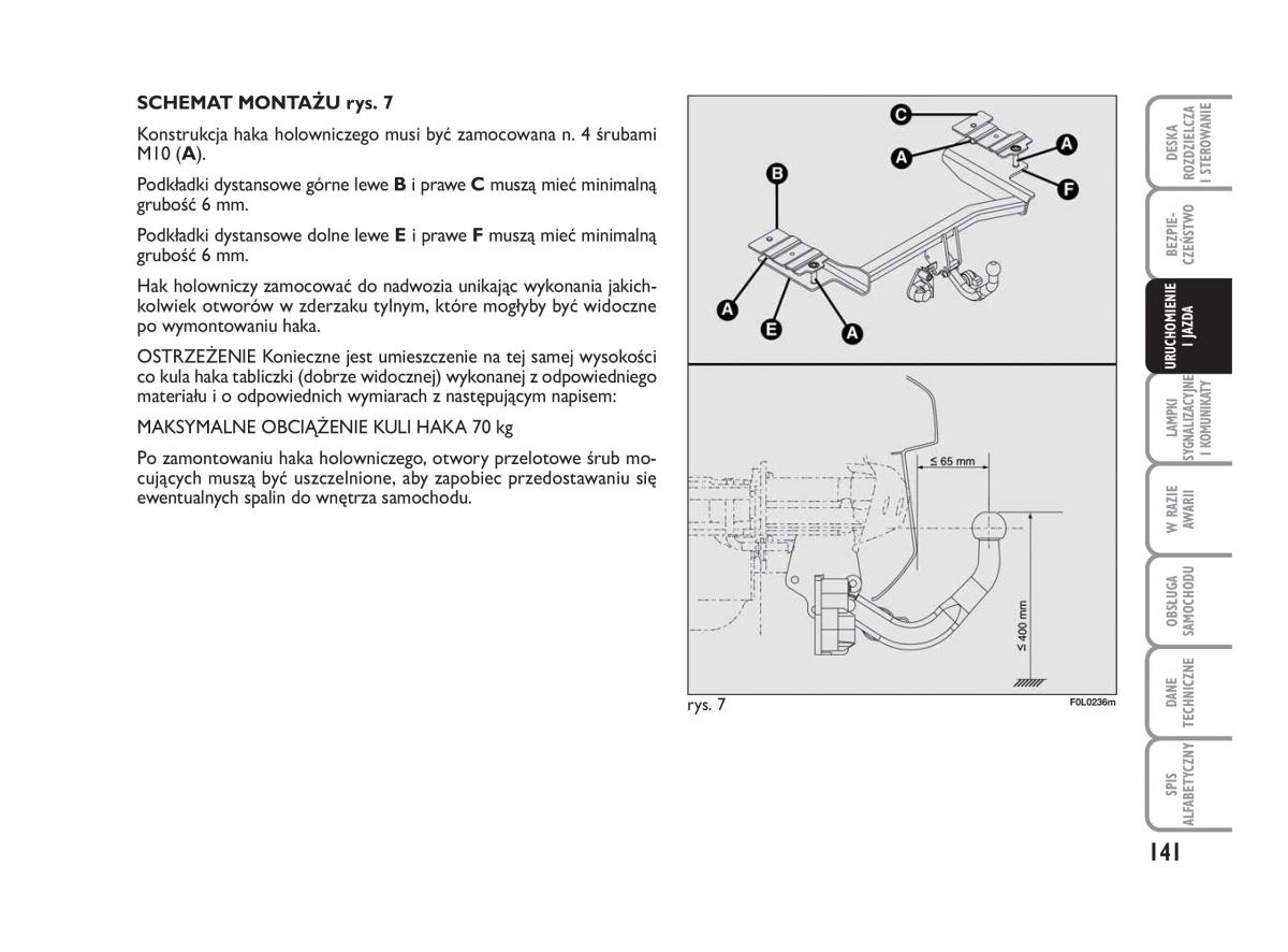 Fiat Croma instrukcja obslugi / page 142