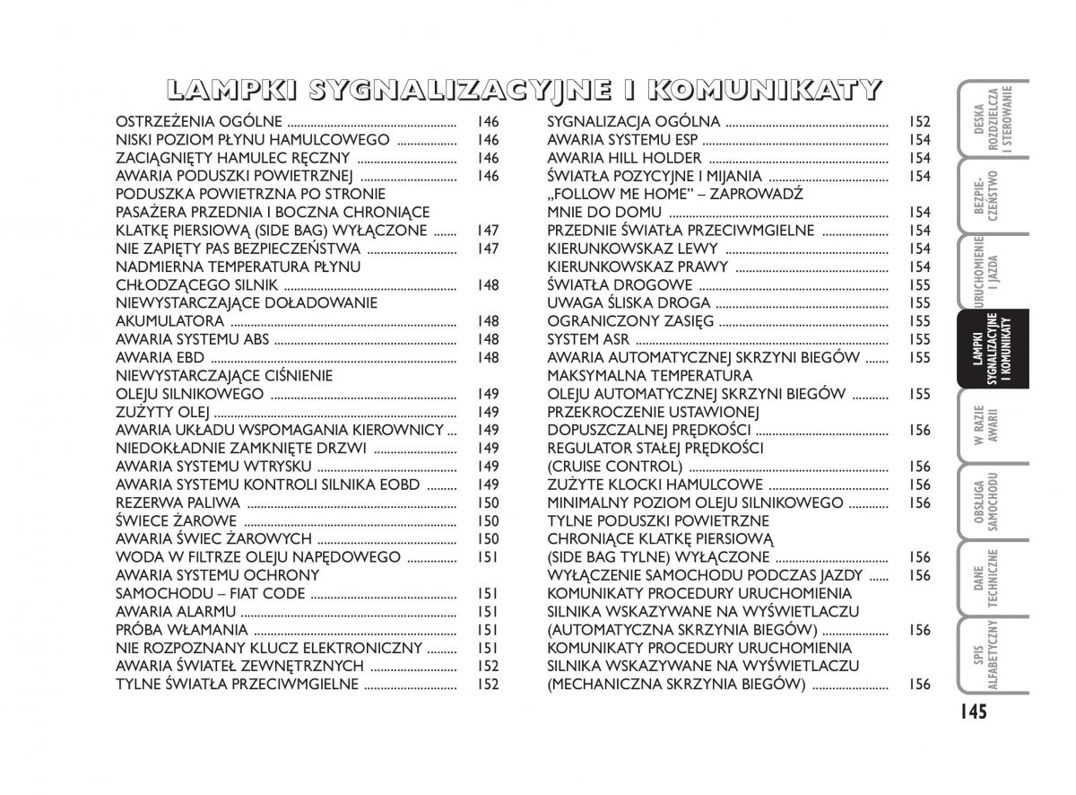 Fiat Croma instrukcja obslugi / page 146