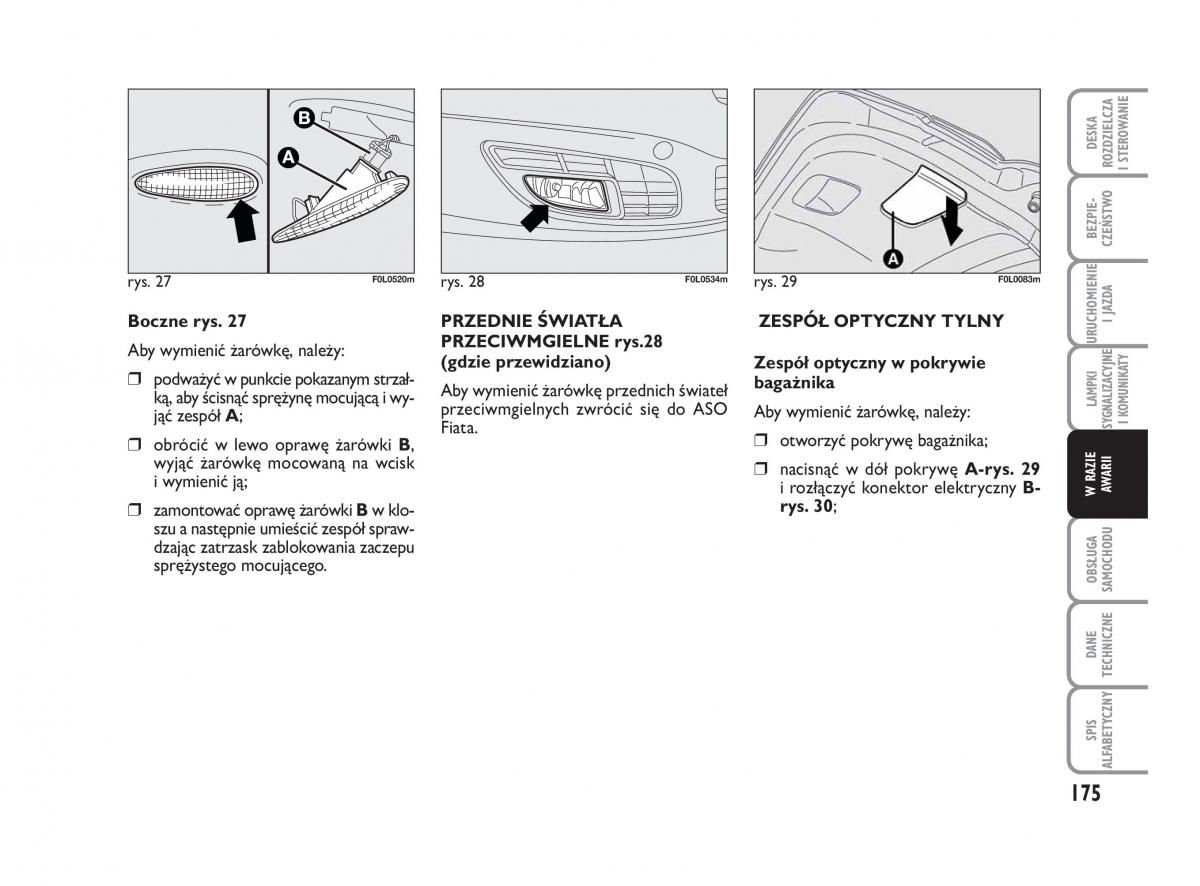 Fiat Croma instrukcja obslugi / page 176