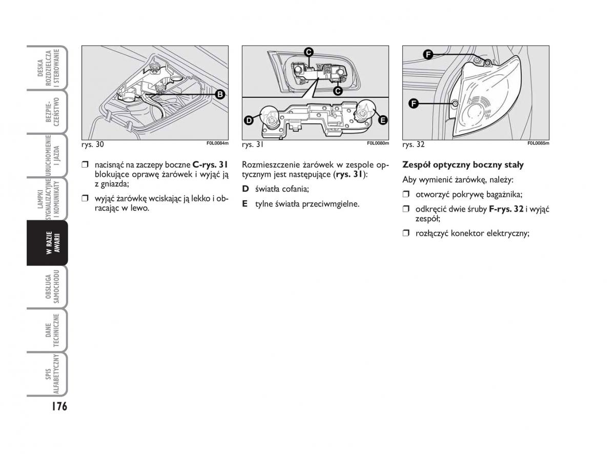 Fiat Croma instrukcja obslugi / page 177