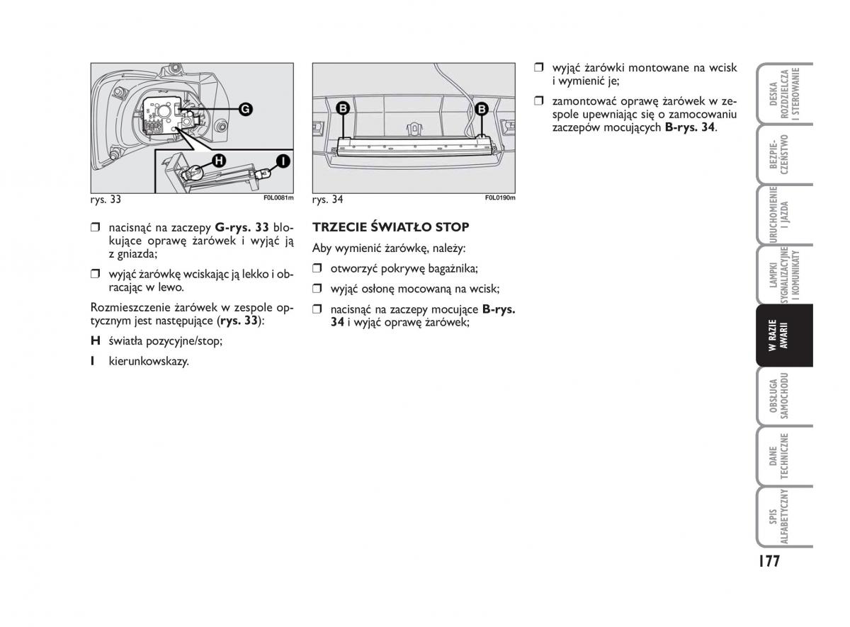 Fiat Croma instrukcja obslugi / page 178