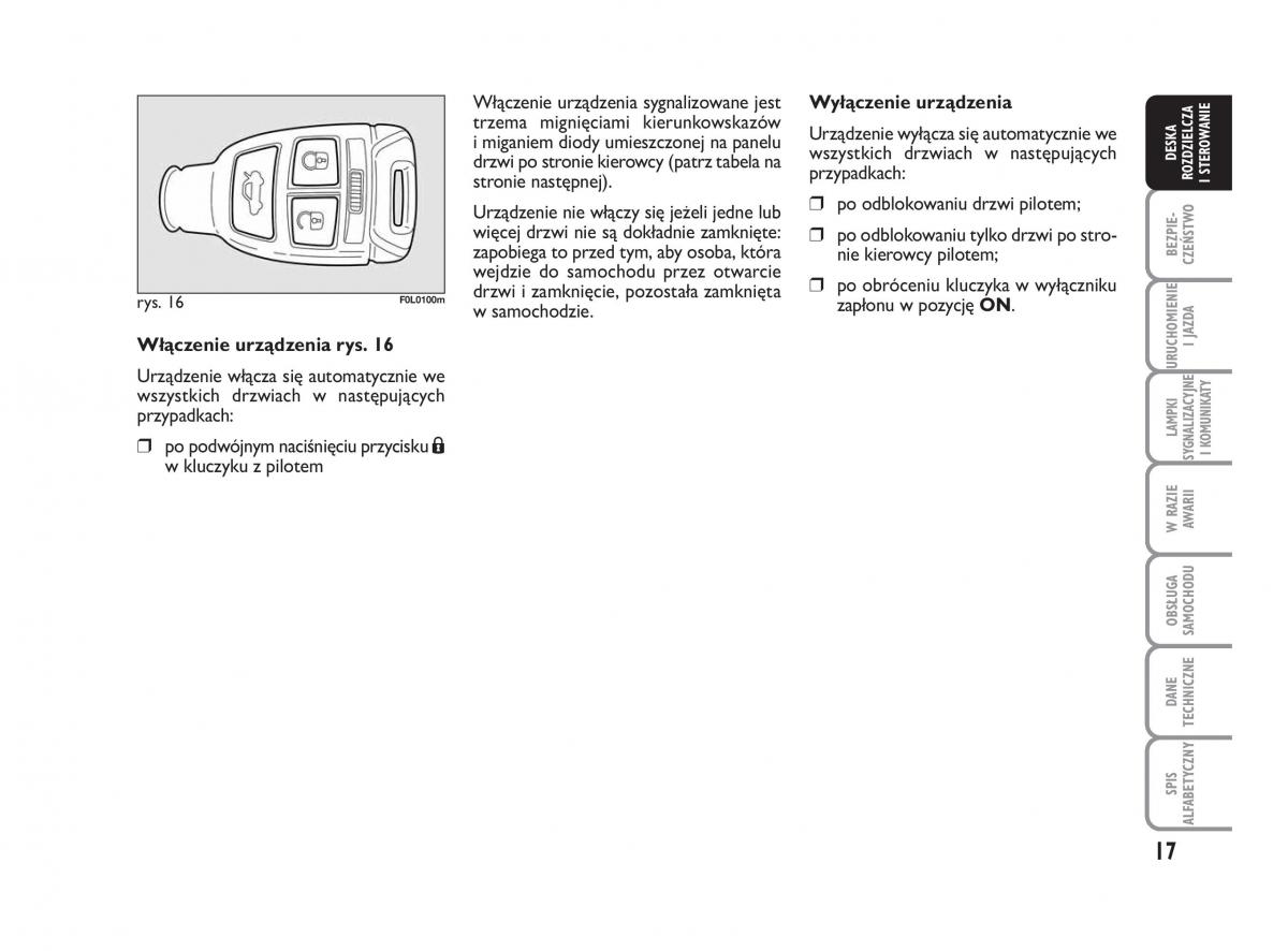 Fiat Croma instrukcja obslugi / page 18