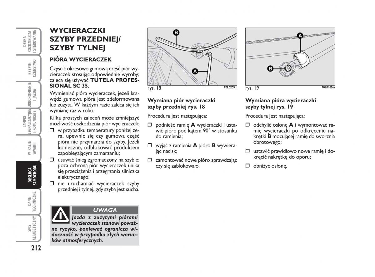 Fiat Croma instrukcja obslugi / page 213