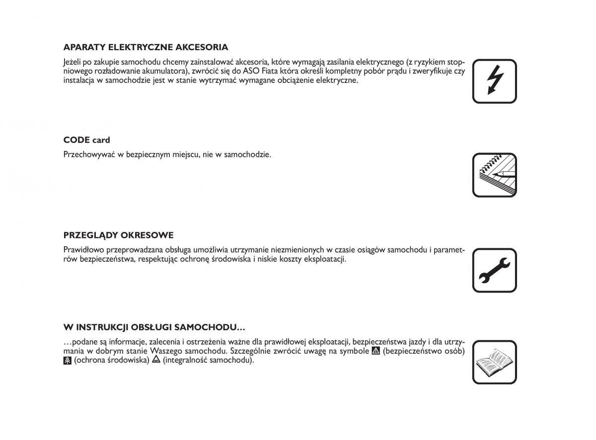 Fiat Croma instrukcja obslugi / page 4