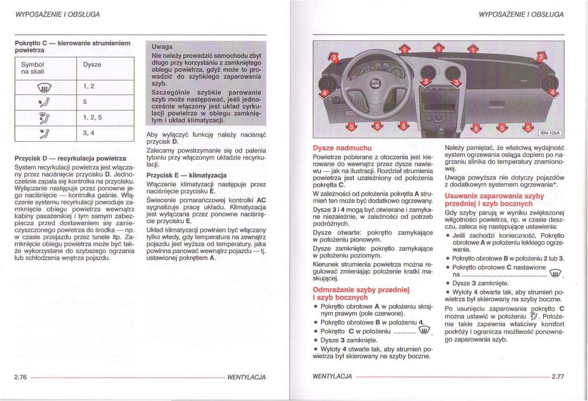 Seat Ibiza III 3 instrukcja obslugi / page 59