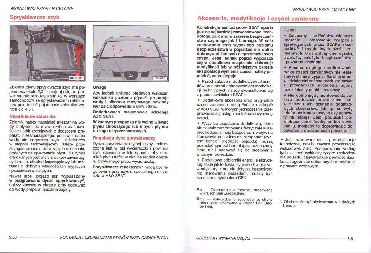 Seat Ibiza III 3 instrukcja obslugi / page 96