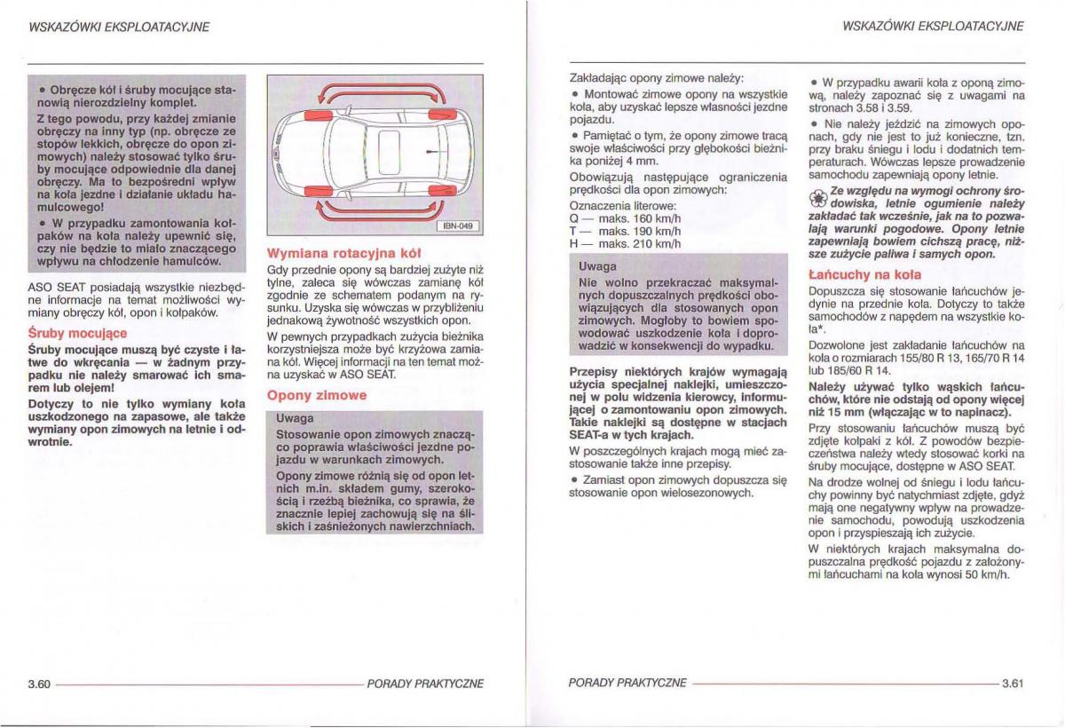 Seat Ibiza III 3 instrukcja obslugi / page 101