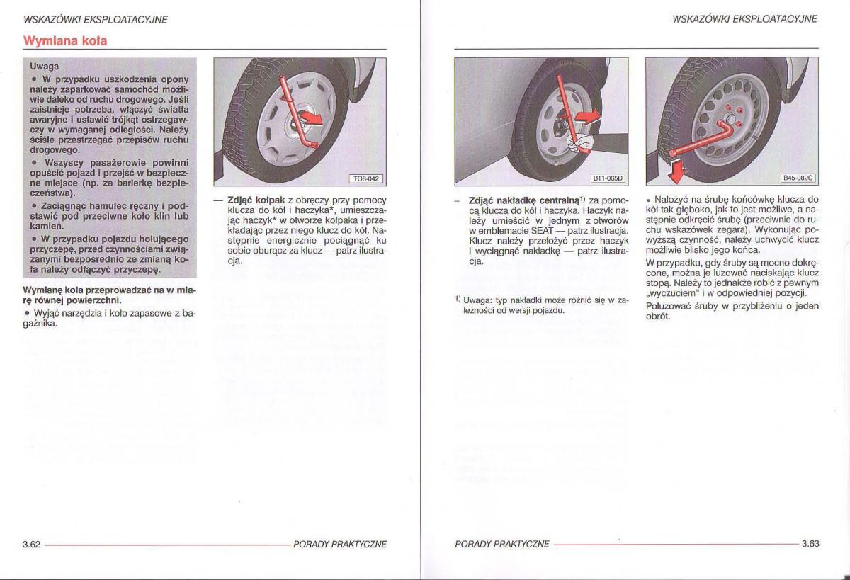 Seat Ibiza III 3 instrukcja obslugi / page 102