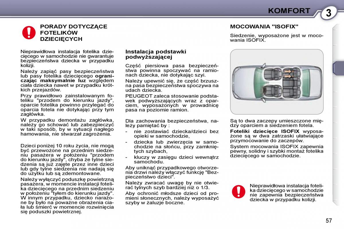 Peugeot 607 instrukcja obslugi / page 55