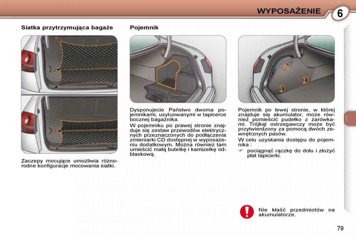 Peugeot 607 instrukcja obslugi / page 80