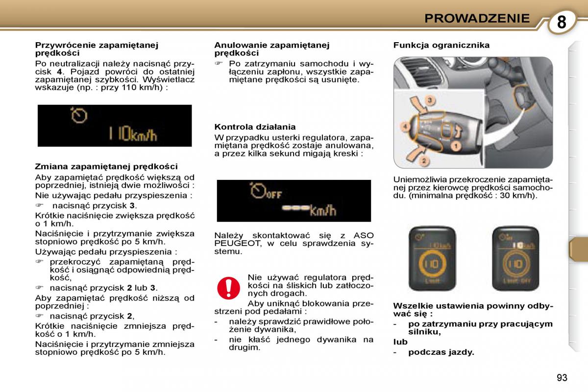 Peugeot 607 instrukcja obslugi / page 94