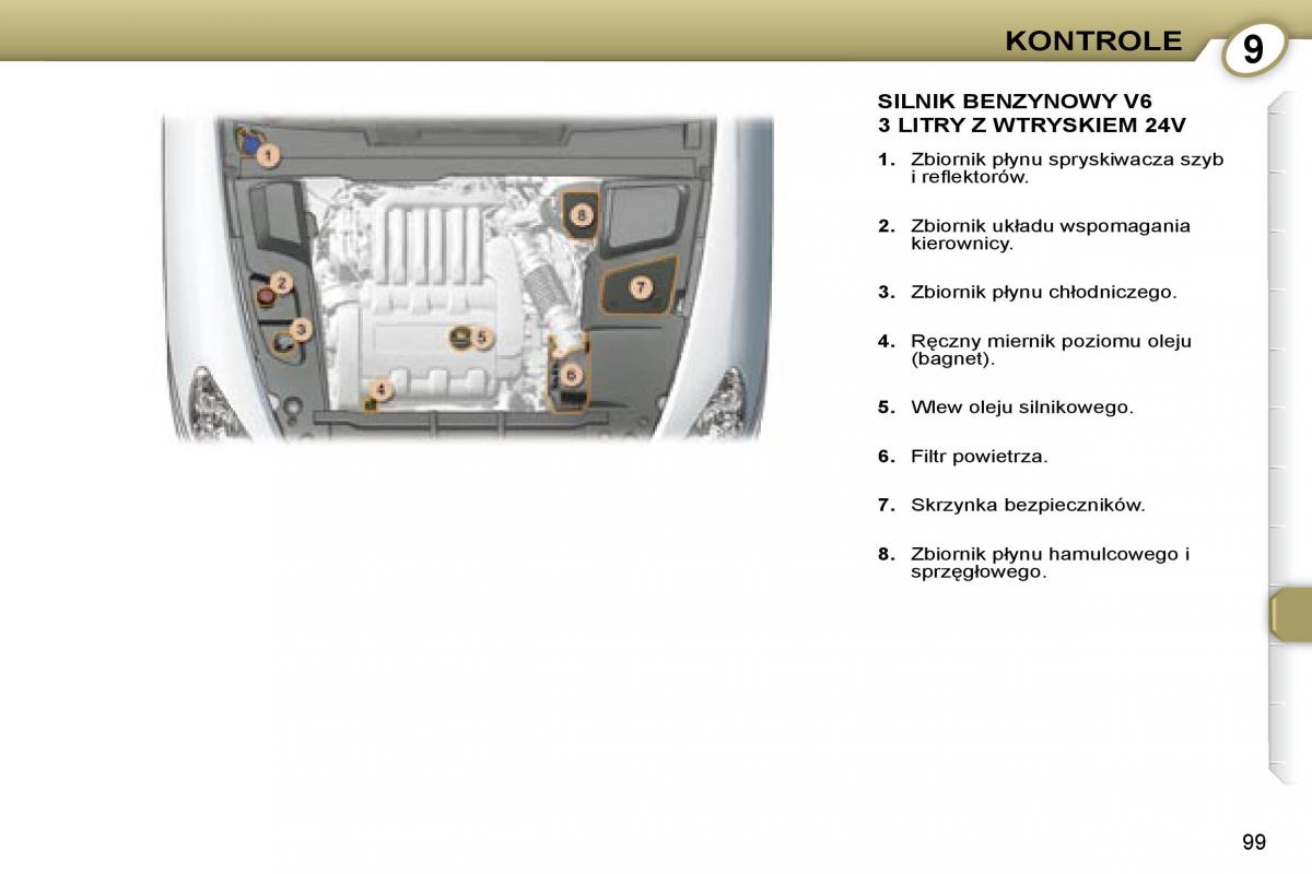 Peugeot 607 instrukcja obslugi / page 100