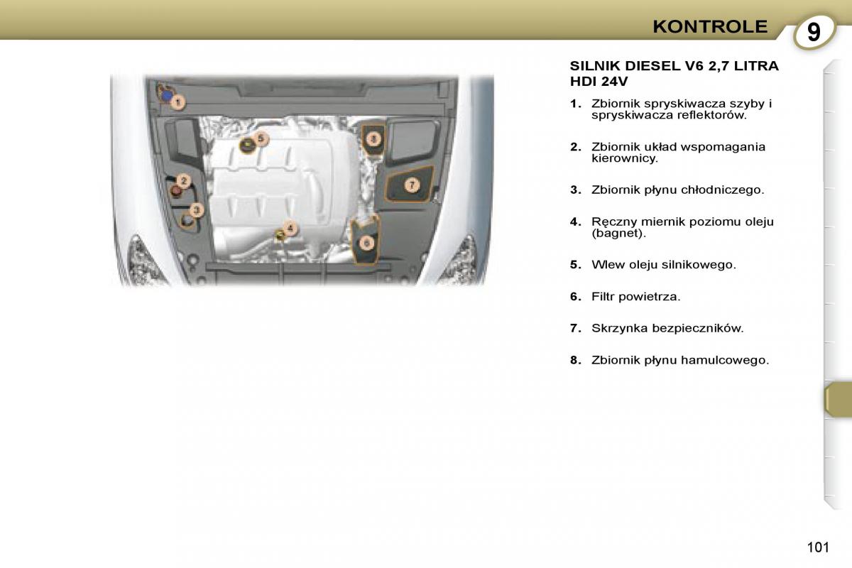 Peugeot 607 instrukcja obslugi / page 102