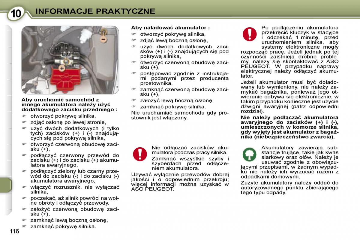 Peugeot 607 instrukcja obslugi / page 118