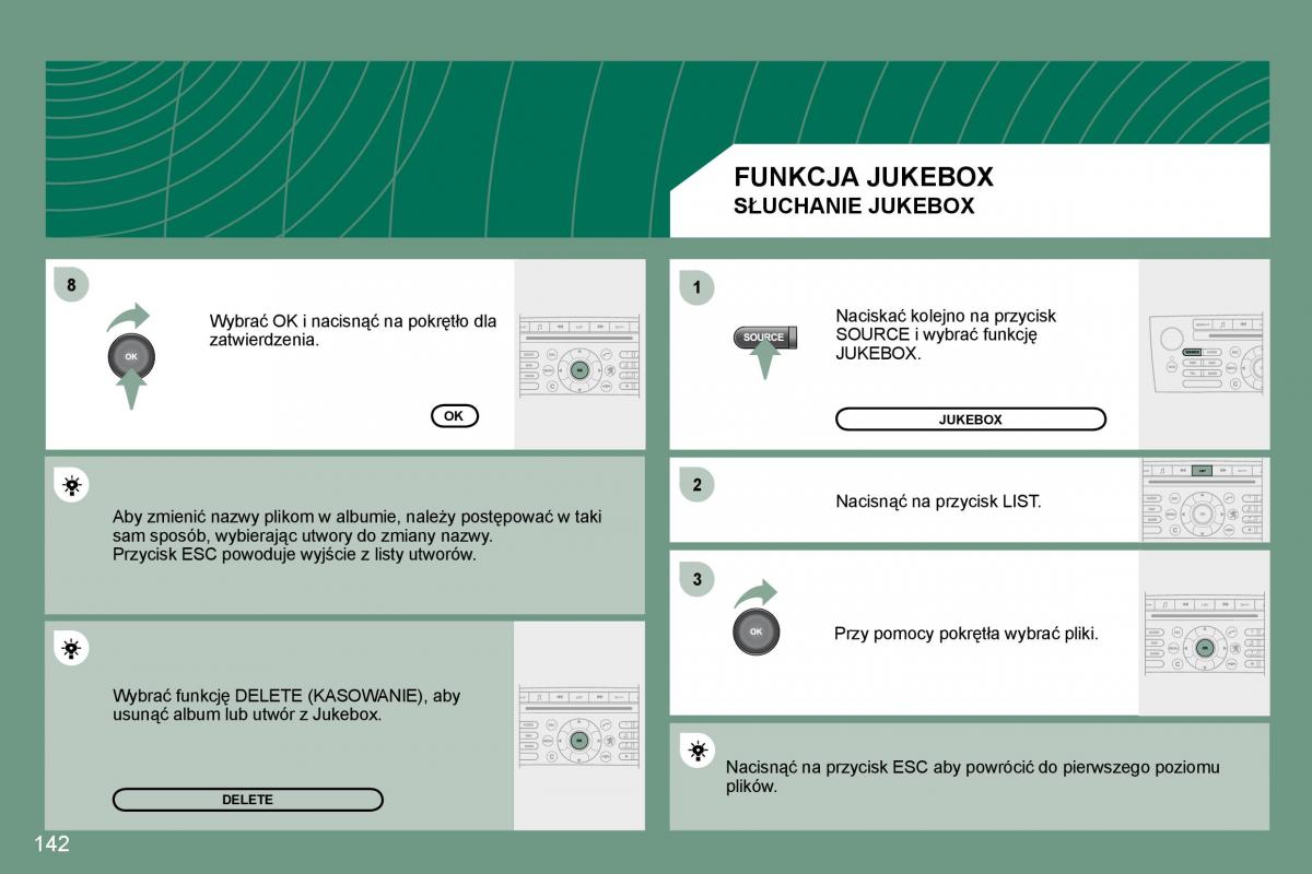 Peugeot 607 instrukcja obslugi / page 144