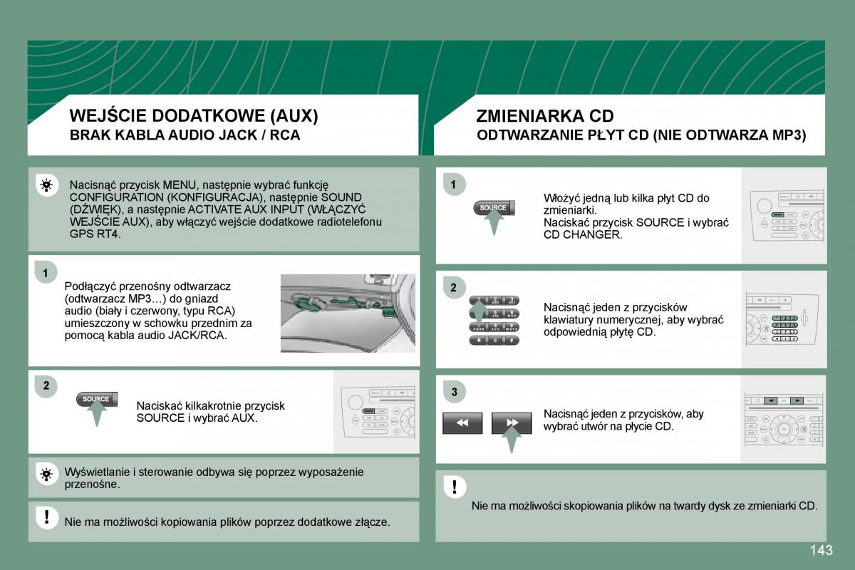 Peugeot 607 instrukcja obslugi / page 145