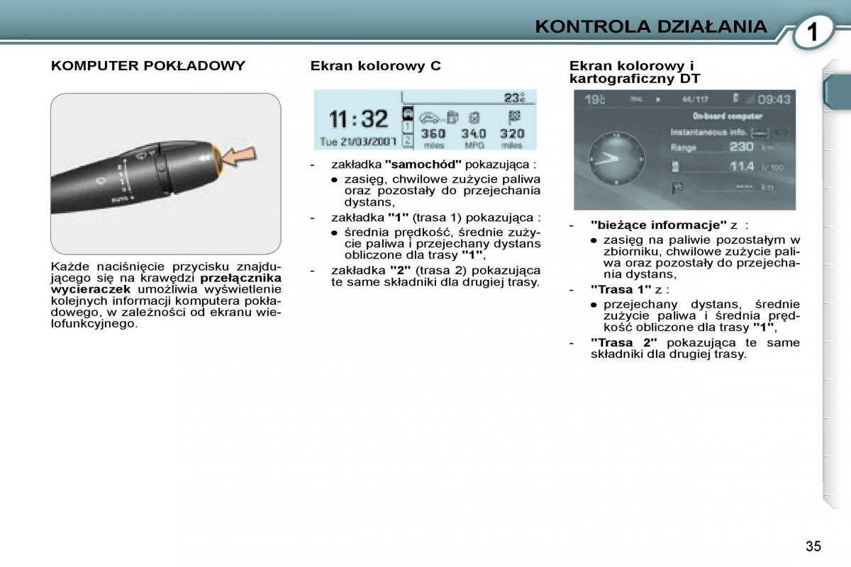 Peugeot 607 instrukcja obslugi / page 18