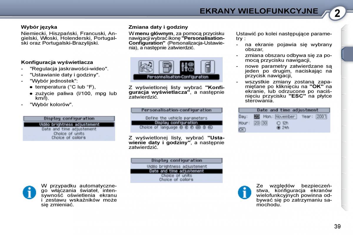 Peugeot 607 instrukcja obslugi / page 22