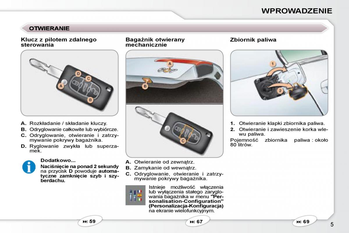 Peugeot 607 instrukcja obslugi / page 24