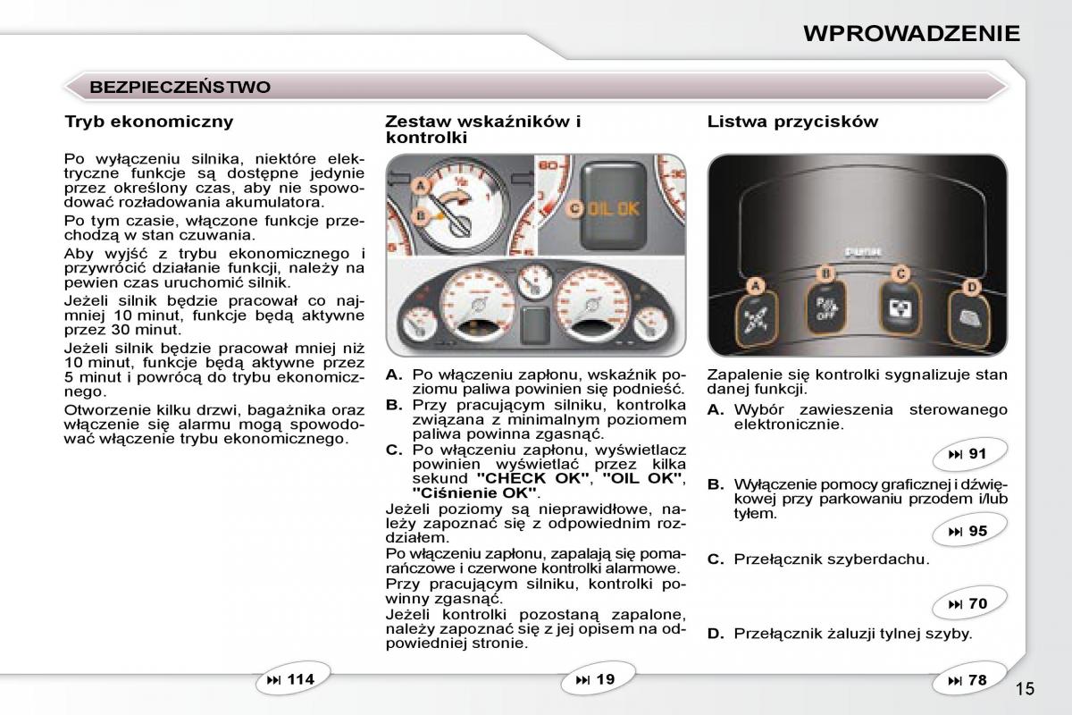 Peugeot 607 instrukcja obslugi / page 34