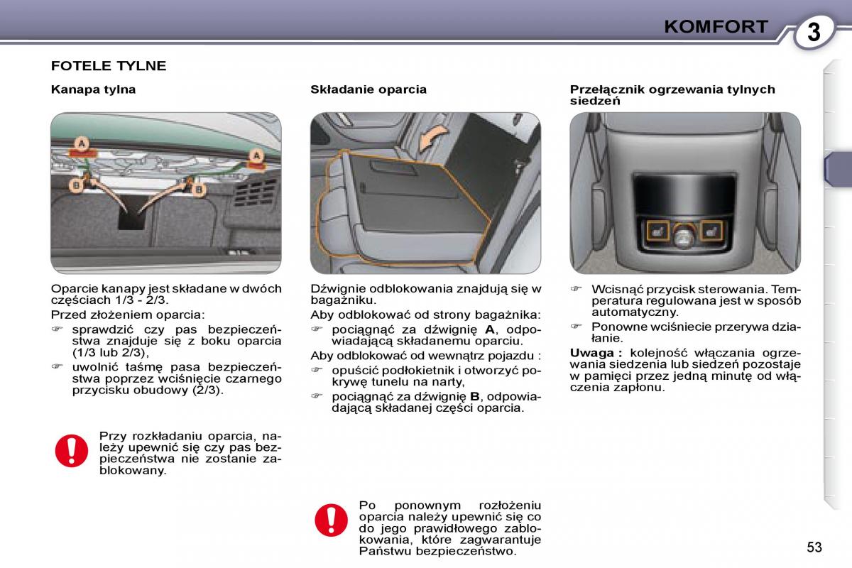 Peugeot 607 instrukcja obslugi / page 51