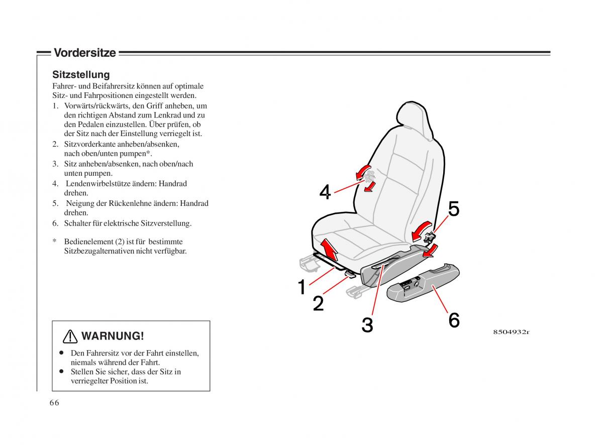 Volvo V70 II 2 Handbuch / page 67