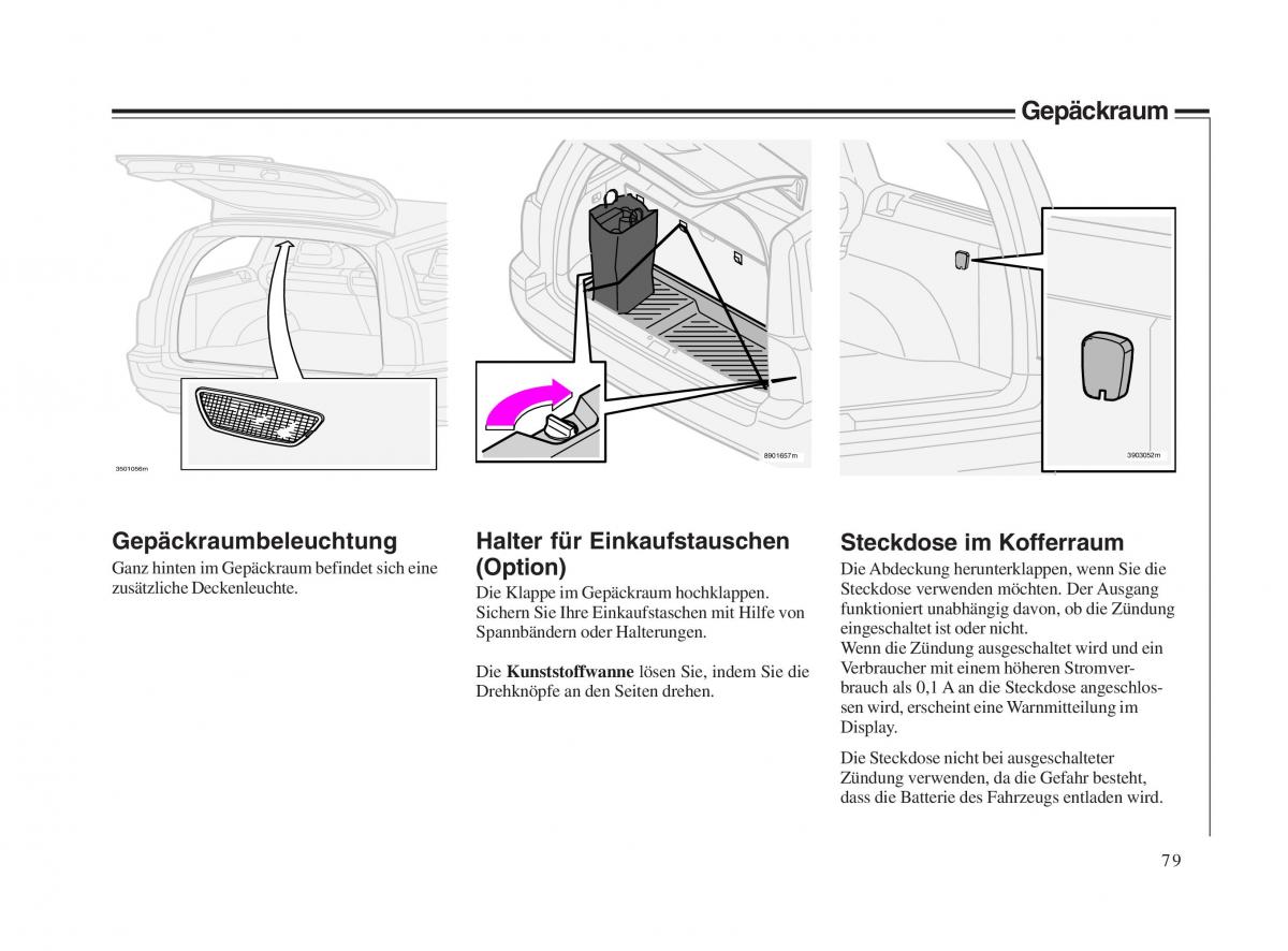 Volvo V70 II 2 Handbuch / page 80