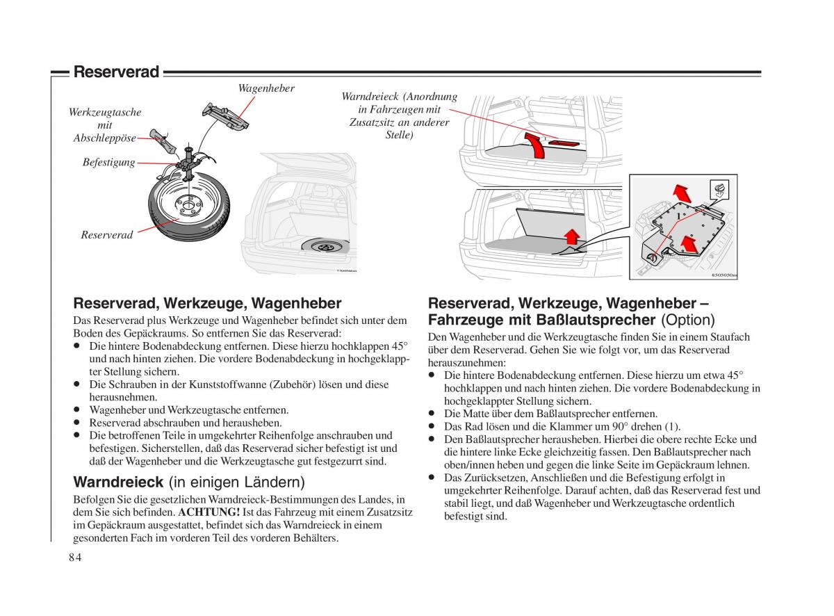 Volvo V70 II 2 Handbuch / page 85