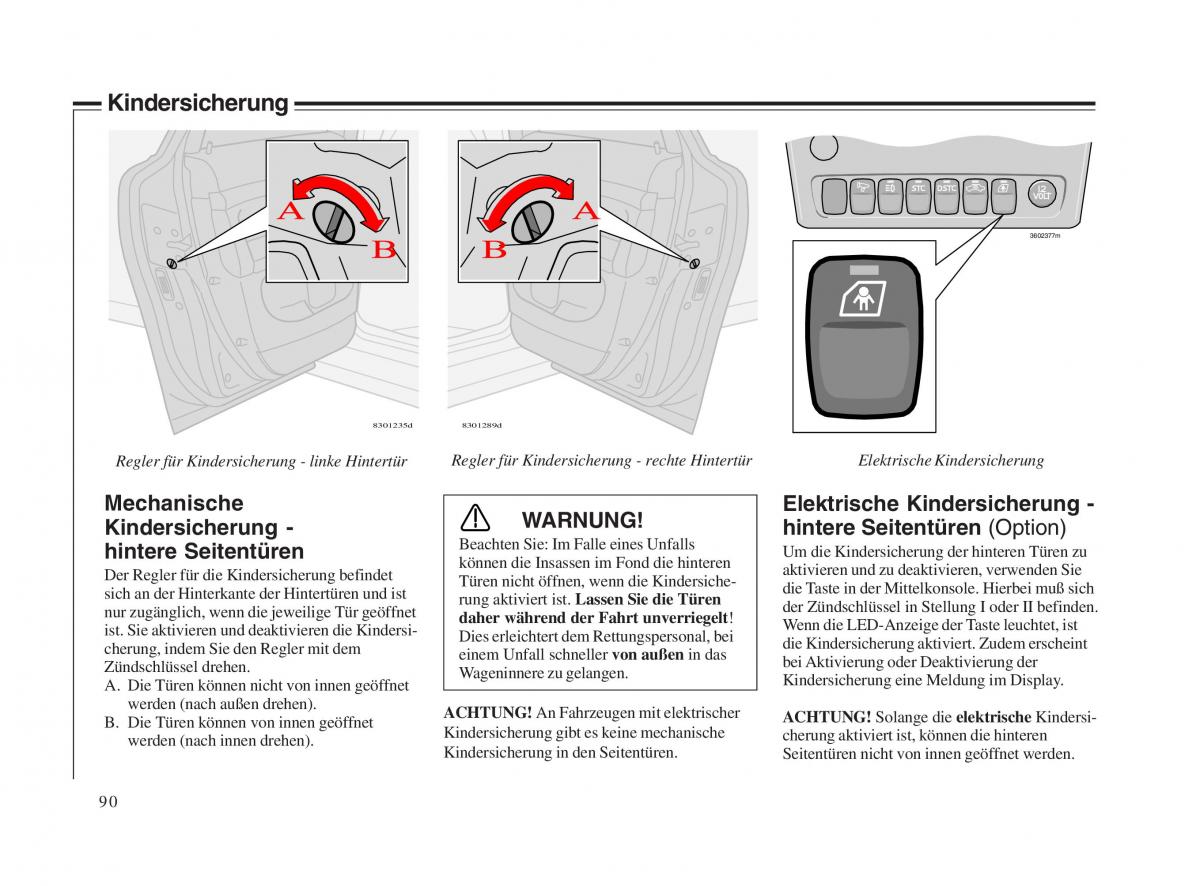 Volvo V70 II 2 Handbuch / page 91