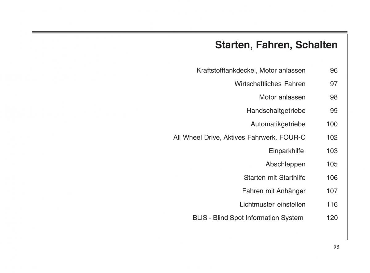 Volvo V70 II 2 Handbuch / page 96