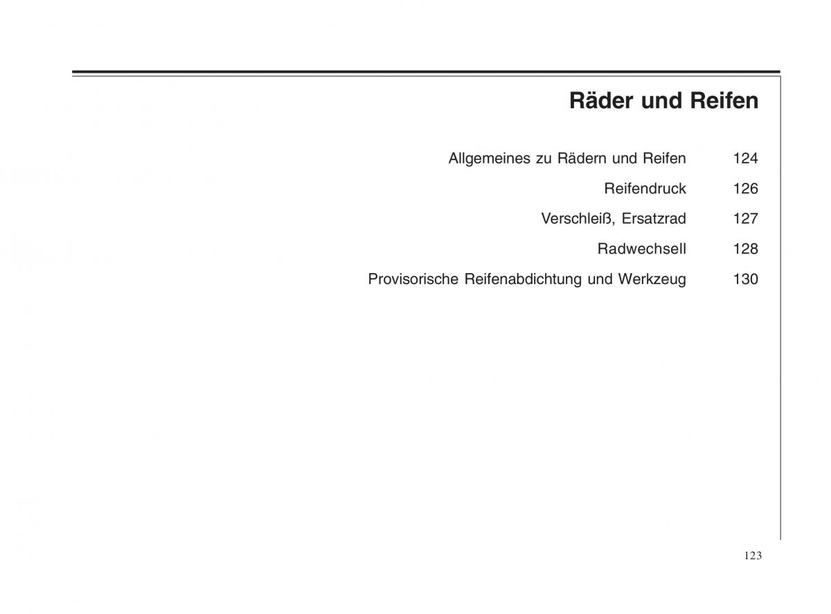 Volvo V70 II 2 Handbuch / page 124