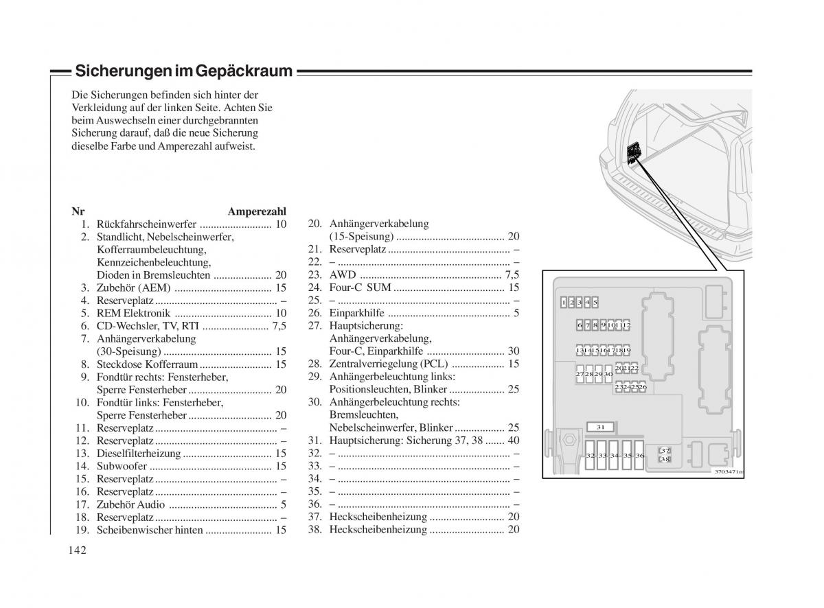 Volvo V70 II 2 Handbuch / page 143