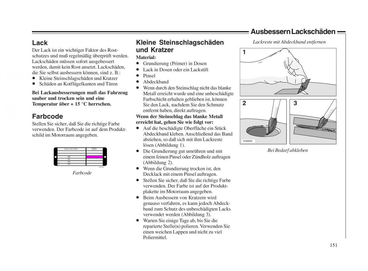 Volvo V70 II 2 Handbuch / page 152