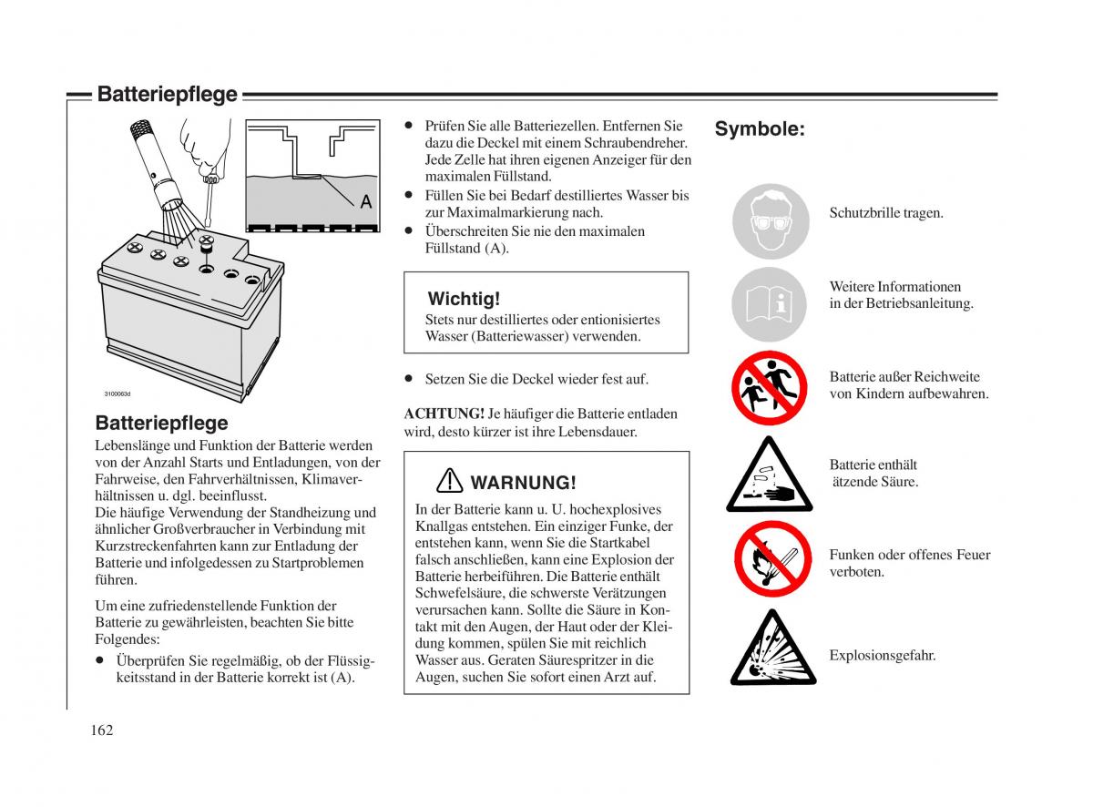 Volvo V70 II 2 Handbuch / page 163