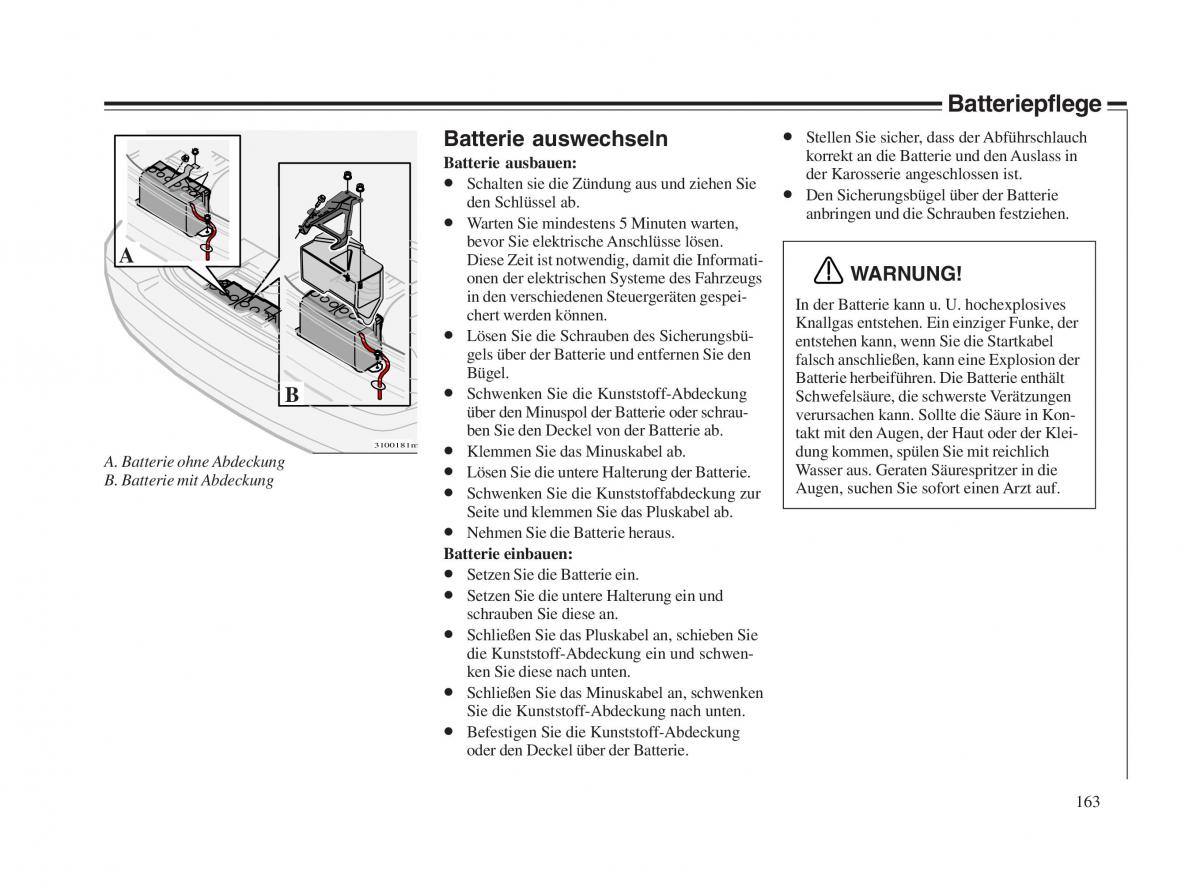 Volvo V70 II 2 Handbuch / page 164