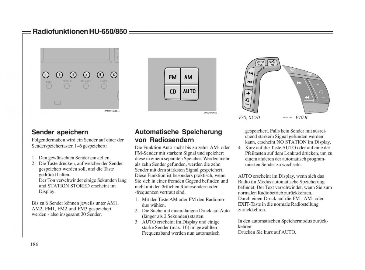 Volvo V70 II 2 Handbuch / page 187