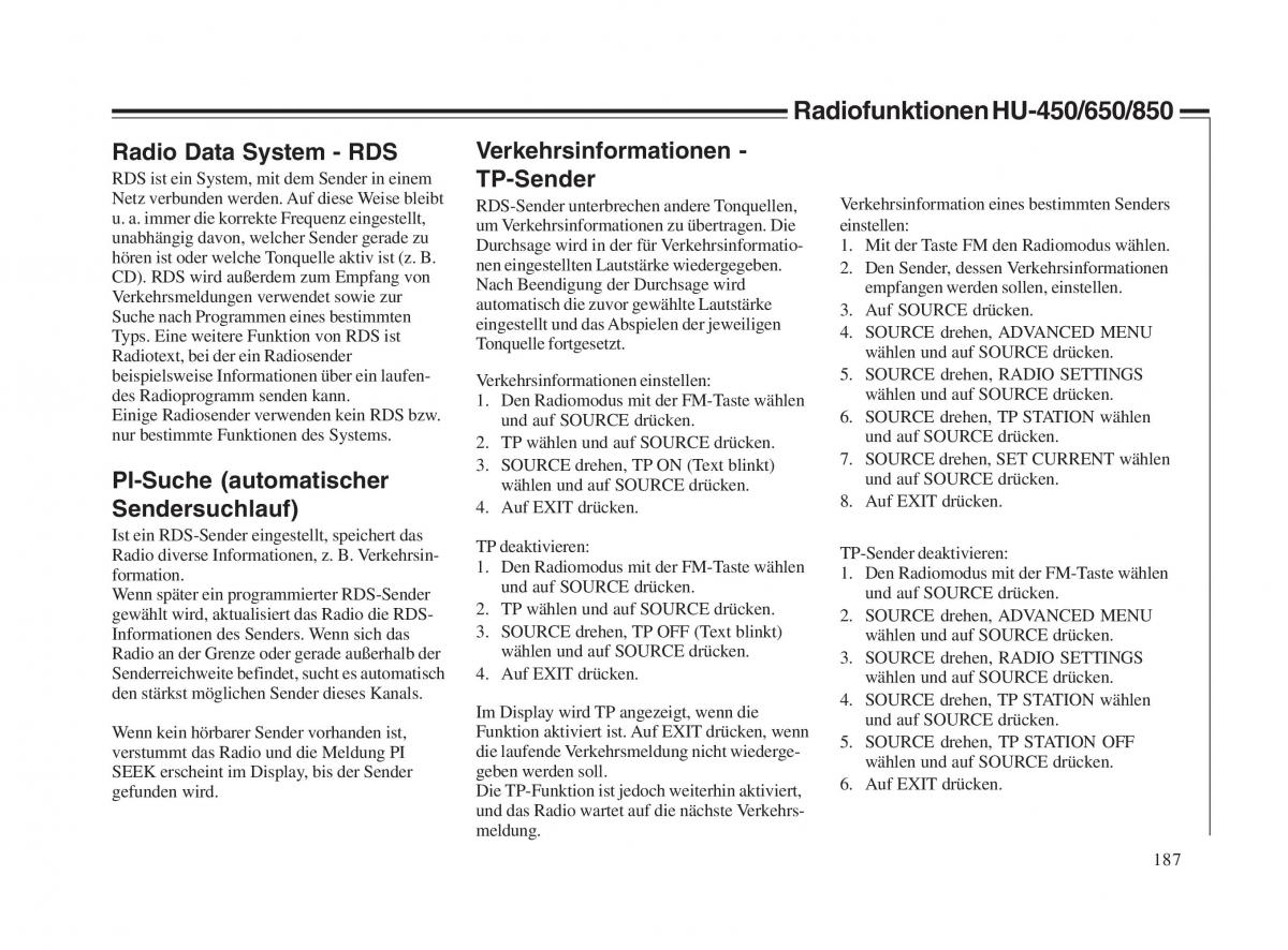 Volvo V70 II 2 Handbuch / page 188