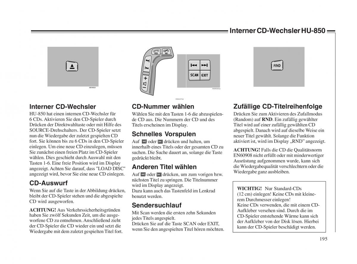 Volvo V70 II 2 Handbuch / page 196