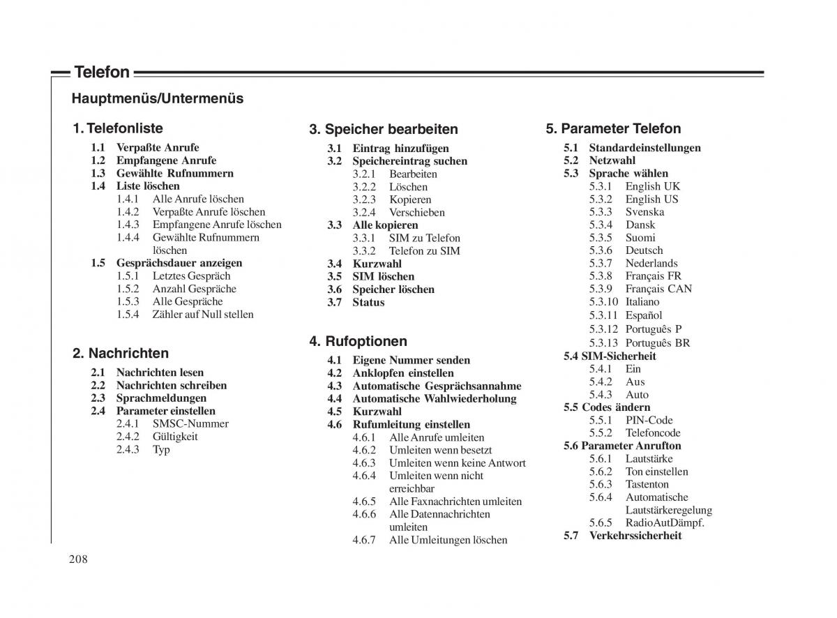 Volvo V70 II 2 Handbuch / page 209