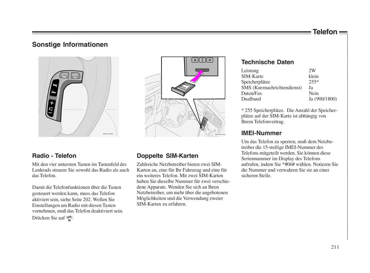 Volvo V70 II 2 Handbuch / page 212